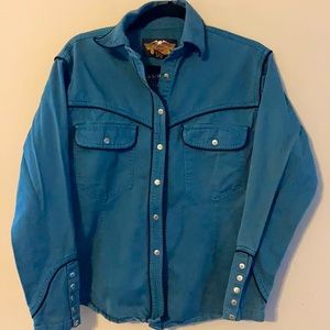 Harley Davidson Ladies Button Down Shirt